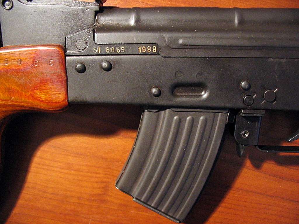 this is my new Romanian AK-47 of 1988. 